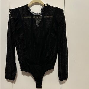 Hayden Black Lace Top